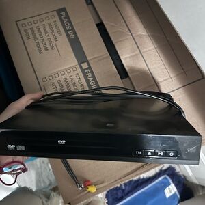 Black DVD Player